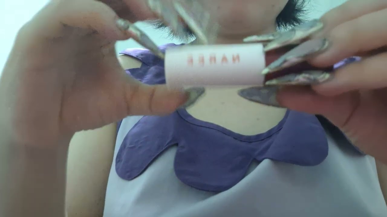 Asmr show my makeup and skincare(tapping and scatching)💄💝