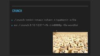 8 Creating Wordlists