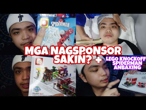 LEGO Spiderman Knockoff UNBOXING + Nagpafacial treatment ako | ARKEYEL CHANNEL