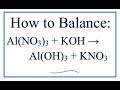 Balancing Chemical Equations with Polyatomic Ions