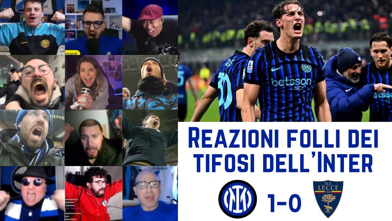 Reazioni scatenate dei tifosi dell’Inter dopo INTER MILAN 1-0 LECCE | Serie A G16