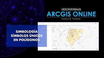 Tutorial ArcGis Online - Cap4.1 - Simbología Símbolo único en polígonos