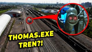 MI DRONE GRABA AL ATERRADOR THOMAS EXE EL TREN