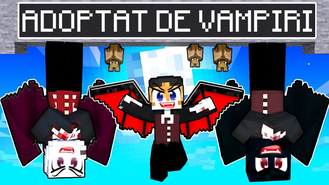 Sunt ADOPTAT de VAMPIRII in Minecraft!