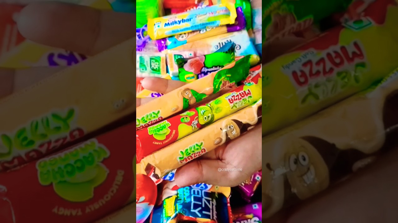 mix rainbow jelly candy 🍡 yummy candy 🍬 mix colorsful candy 