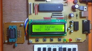 Digital IC tester using microcontroller