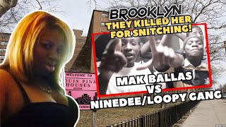 Brooklyn Gang War - Gang Kills Woman For Snitching - Mac Ballas vs Ninedee/Loopy Gang - Pink Houses