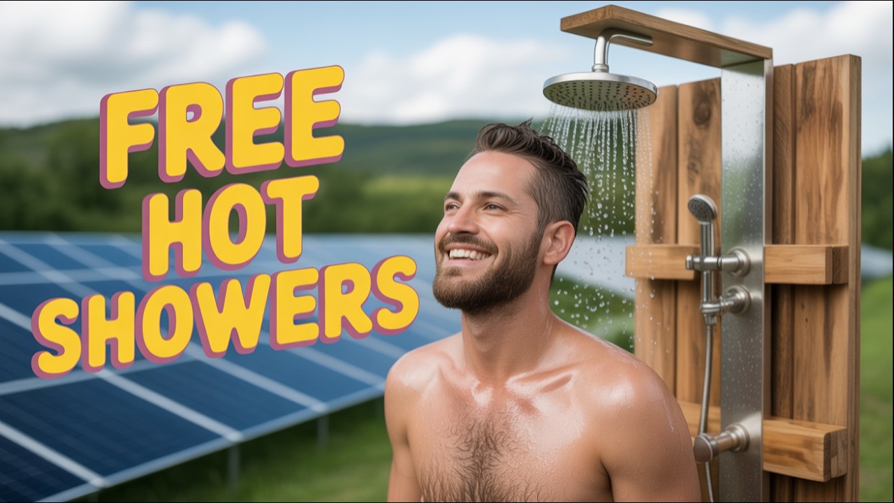 How to Take a Hot Shower With Just Sun Power