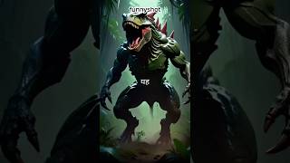 "डायनासोर और शार्क की टक्कर#EpicBattle #LandVsSea #JurassicVsJaws #UltimateFight #CreatureClash #Vip