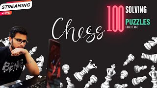 Solving 100 Chess puzzle live challenge