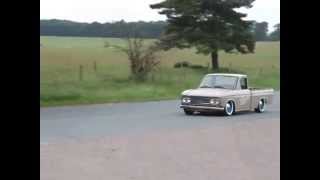 Players Automotive Datsun 520 Minitruck on the road.