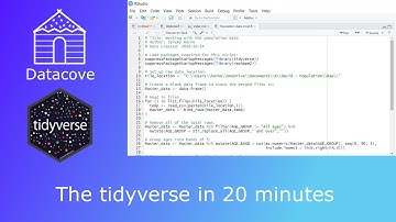 The tidyverse in twenty minutes