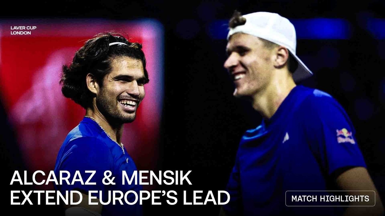 Alcaraz/Mensik vs Fritz/Bublik Highlights | Laver Cup 2026 Day 1