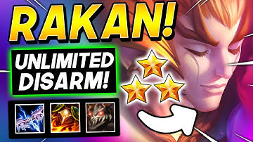 *RAKAN* ⭐⭐⭐ *RANKED DISARM BUIlD!*  - TFT SET 4.5 Teamfight Tactics 11.2 Patch COMPS Strategy Guide