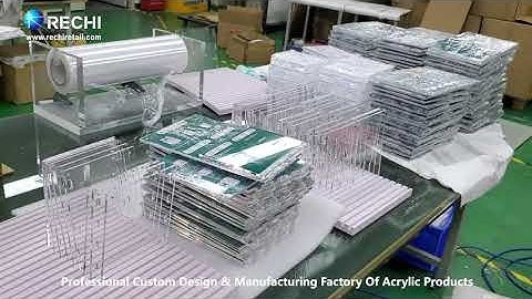 RECHI | Acrylic Product Custom Design & Manufacturing Factory| Acrylic Earphone Retail POS Display