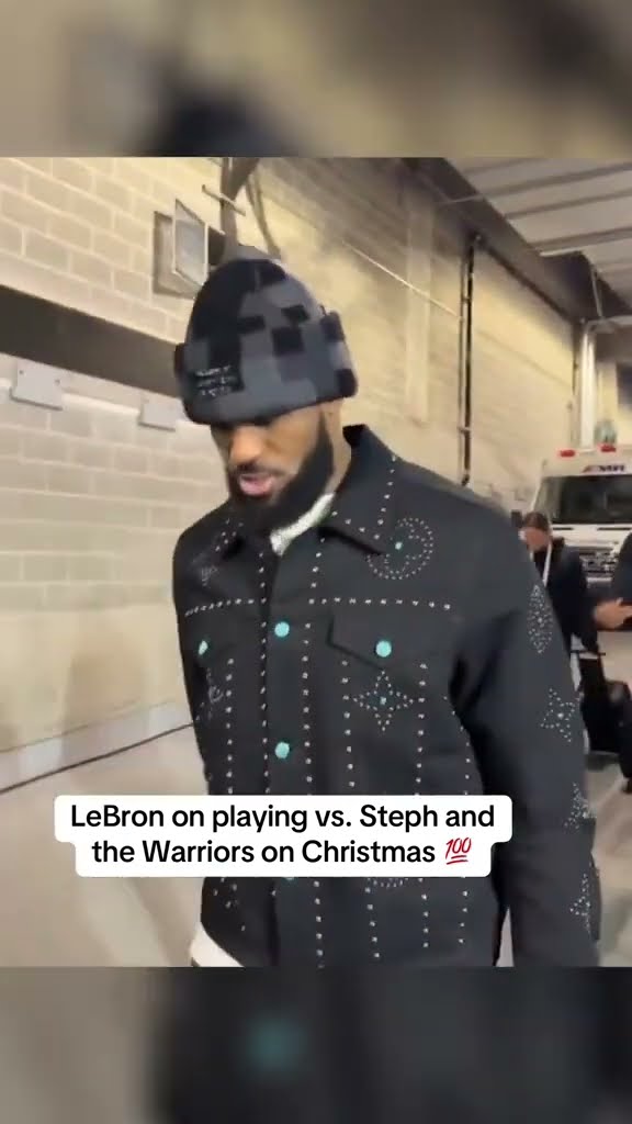 LeBron after his Christmas battle with Steph ?
