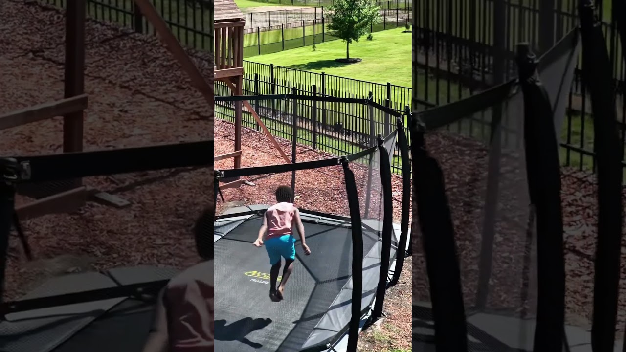 In-Ground Trampolines: Your Backyard’s MVP! 🌟 Safe, sleek, and built for nonstop fun !