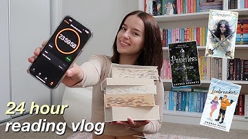 how much can I read in 24 hours | spoiler free reading vlog