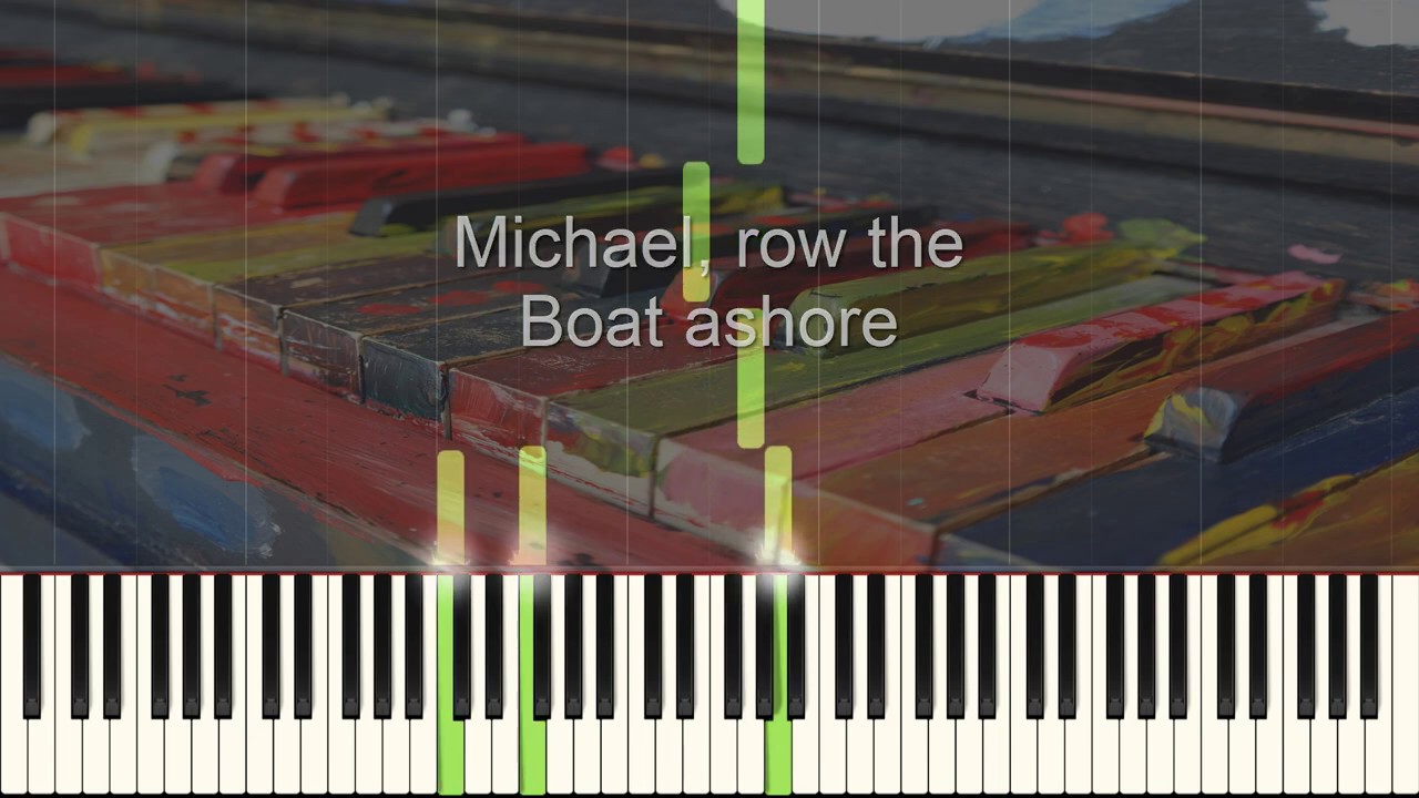 Michael Row The Boat Ashore Piano YouTube Michael Row The Boat Ashore Piano YouTube