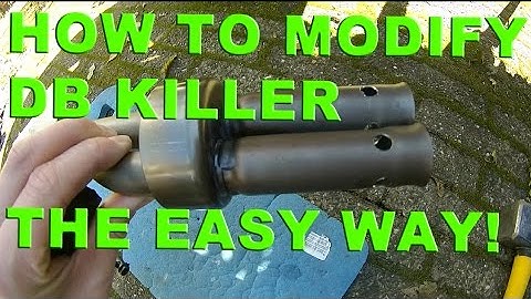 How to remove & modify DB killer/baffle Yamaha MT-07 Akrapovic (Best & easiest way!)