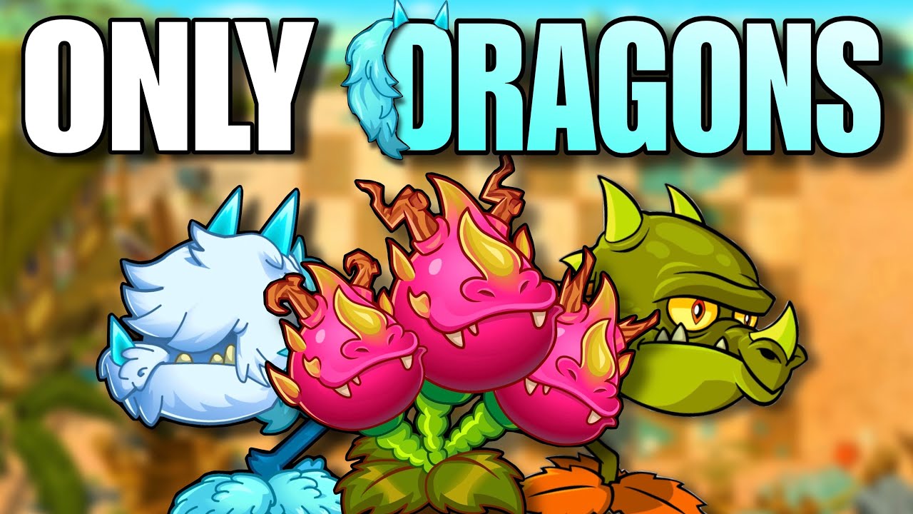 Can you BEAT Plants vs Zombies 2 with ONLY DRAGONS? (Part 3) - YouTube