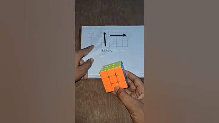 Cube Solve In 2 MOVES ONLY #cubing #rubikscube #cubesolve thumbnail