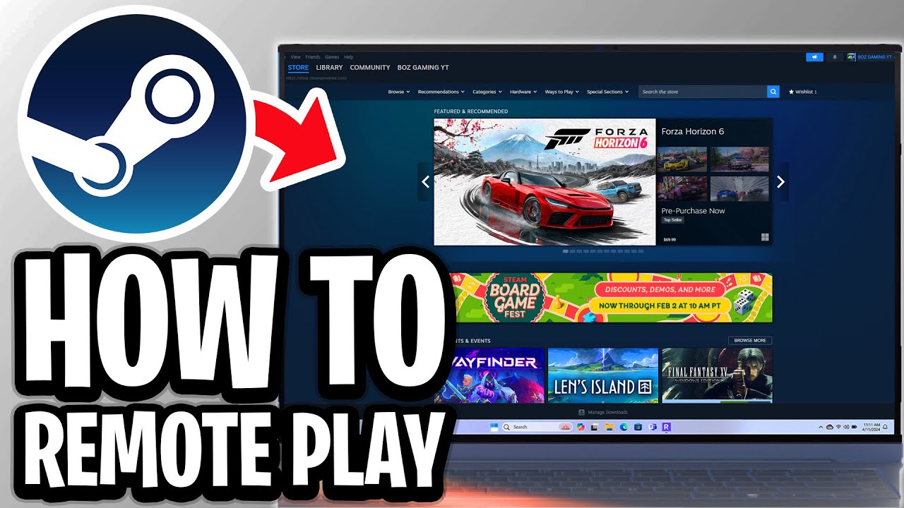 How To Remote Play On Steam - Full Guide - YouTube