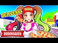 Becoming A PIZZA DELIVERY GIRL in Brookhaven!
