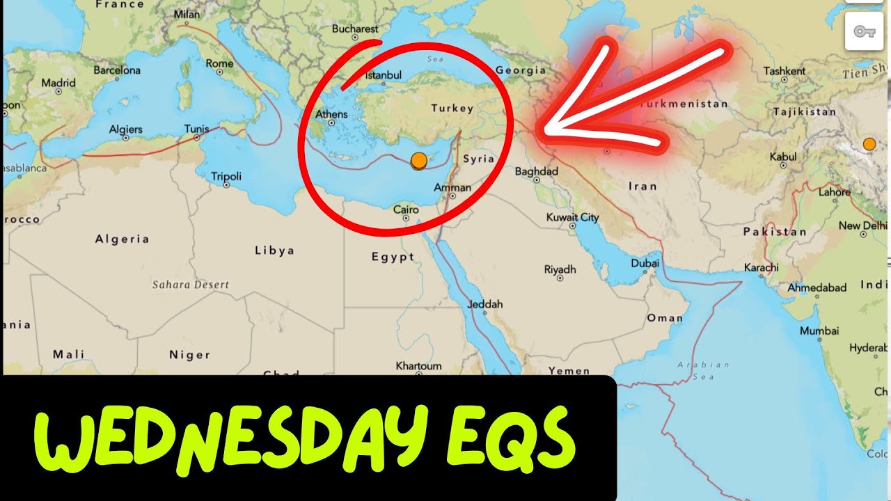 Серия крупных землетрясений в районе Кипра. Ожидается ли сегодня ночью больше полярных сияний? Ср...