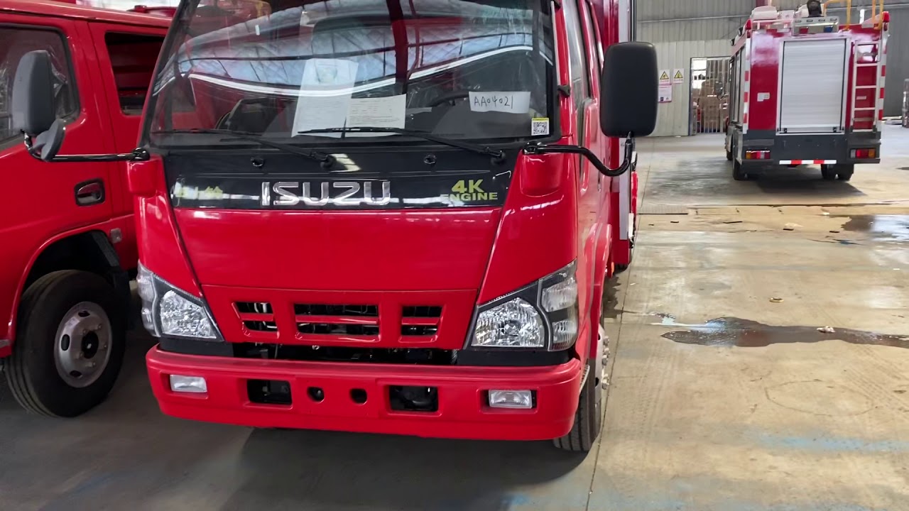 Isuzu fire engine Water foam #firetruck  for sale