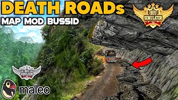 DOWNLOAD! 🔥 Ets2 DEATH ROAD Map Mod For Bus Simulator Indonesia।Bussid Mod Map 4.3.3