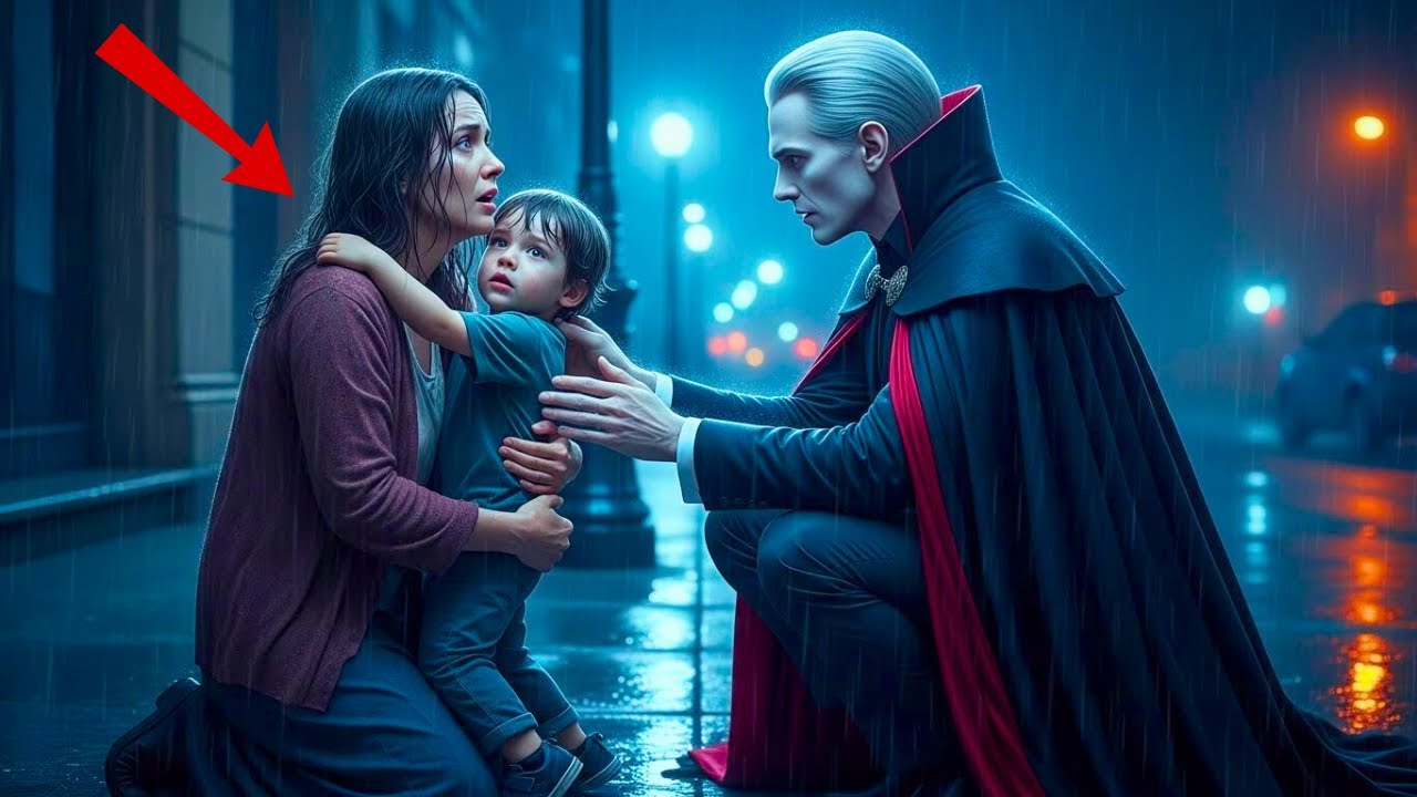 La madre pobre gritó al caer su hijo — el REY VAMPIRO apareció… y la MARCA ardió antes del amanecer.