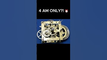 The First Alarm Clock Only Rang at 4 AM?! ⏰