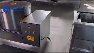 Semi-automatic potato chips production line