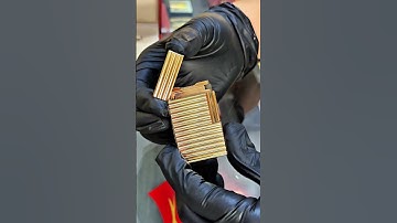 St. DuPont Ligne 1 Bọc Vàng Vân Ngang Thập Niên 1990s. Độ mới 99% #zippo5555 #dupont #youtubeshorts