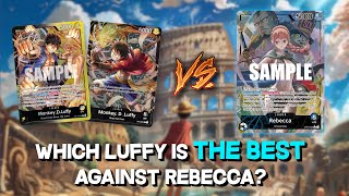 [OP07/ST14] Rebecca vs Luffy : New Black Luffy is fun!!