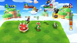 Mario Party 9 Bob-Omb Factory - Mario, Luigi, Waluigi, Yoshi Master Difficulty Mario Gaming