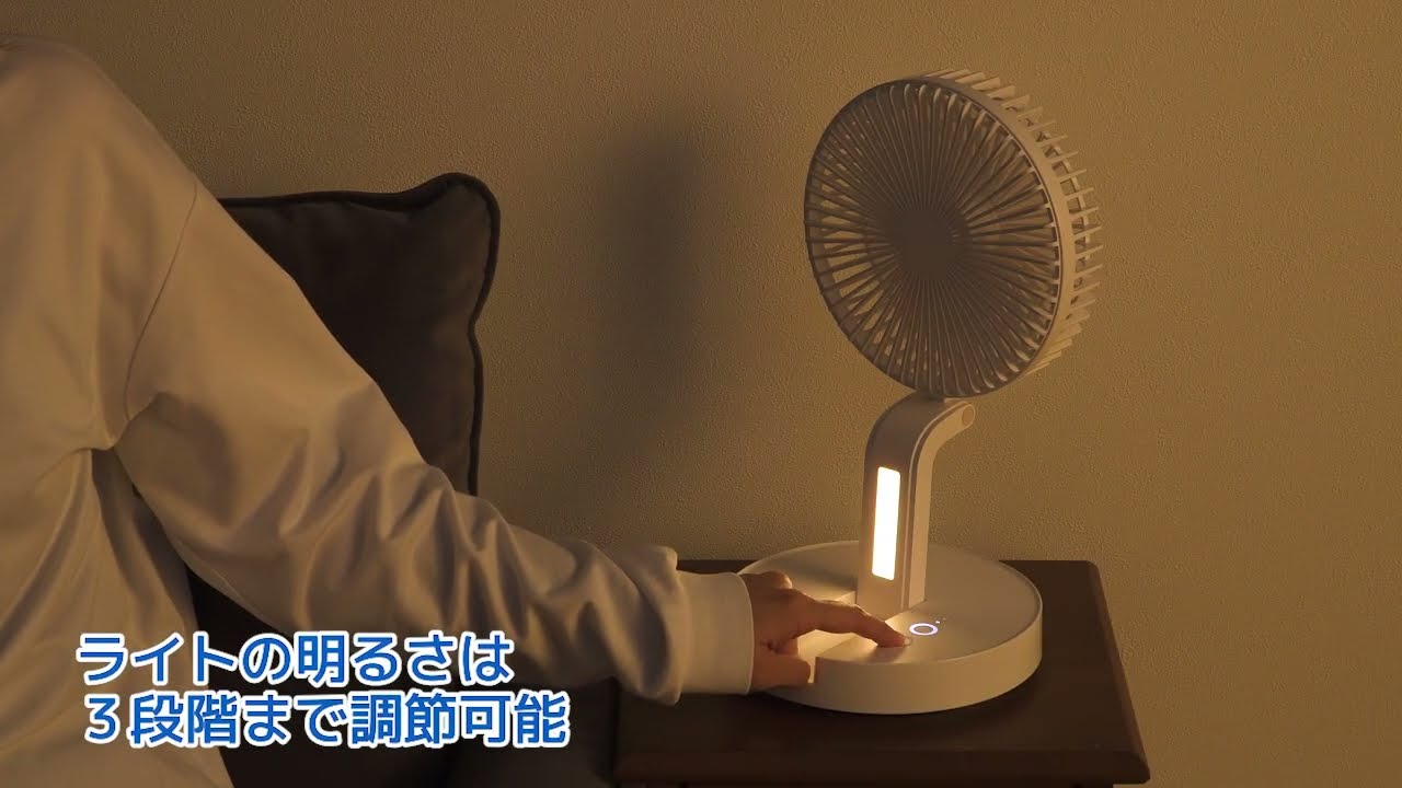 Reizendスタンドファン ホワイトA、首振り機能使用不可ジャンク/北欧