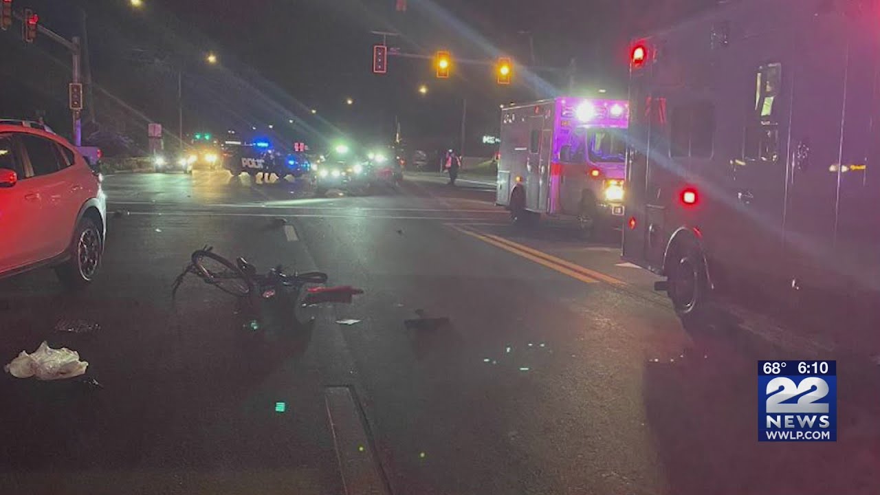 Bicyclist dies after being hit by vehicle in Pittsfield - YouTube