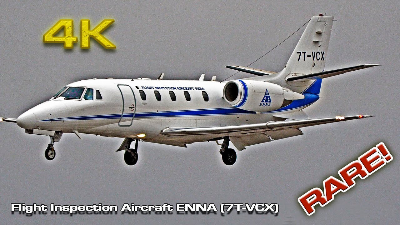 Flight Inspection Aircraft ENNA (7T-VCX) Cessna XLS+ RARE!