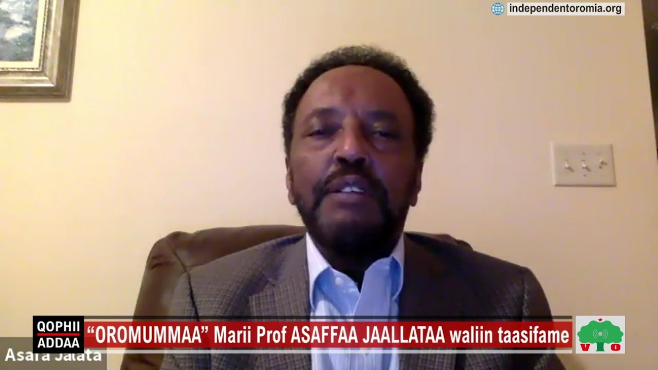 Marii waa’ee Oromummaa irratti Prof. Asaffaa Jaallataa waliin taasifame | RSWO