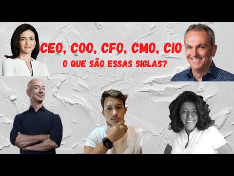 ENTENDA OS CARGOS EXECUTIVOS EM EMPRESAS - CEO, CFO, COO, CIO, CMO...