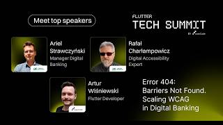Error 404: Barriers Not Found. Scaling WCAG in Digital Banking