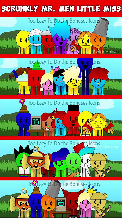 Incredibox Sprunki Scrunkly Version but Mr  Men Little Miss Edition