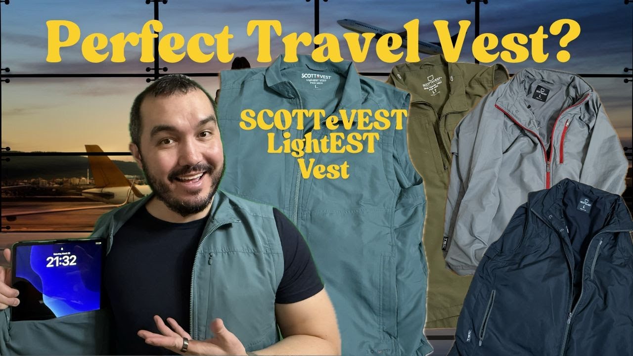 A Travel Hack You Should Learn - SCOTTeVEST LightEST Vest Review and Comparison