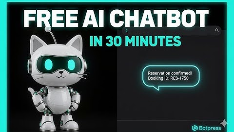 Build a FREE AI Chatbot In Under 30 Mins (Botpress Tutorial)