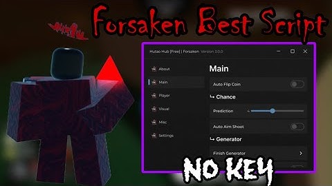 Forsaken Script No Key | Auto Win, Kill All, Esp, Auto Finish Generators, Infinite Stamina & More! 🔪