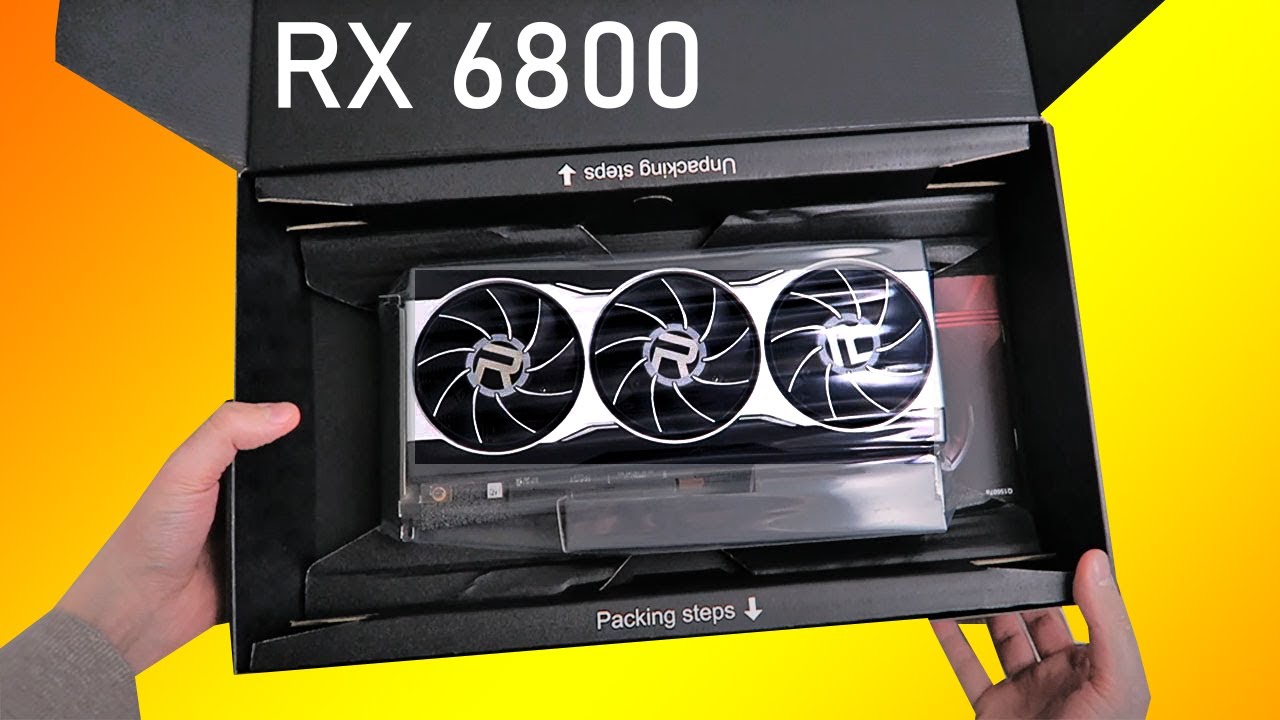 Radeon RX 6800 Unboxing and Quick Test