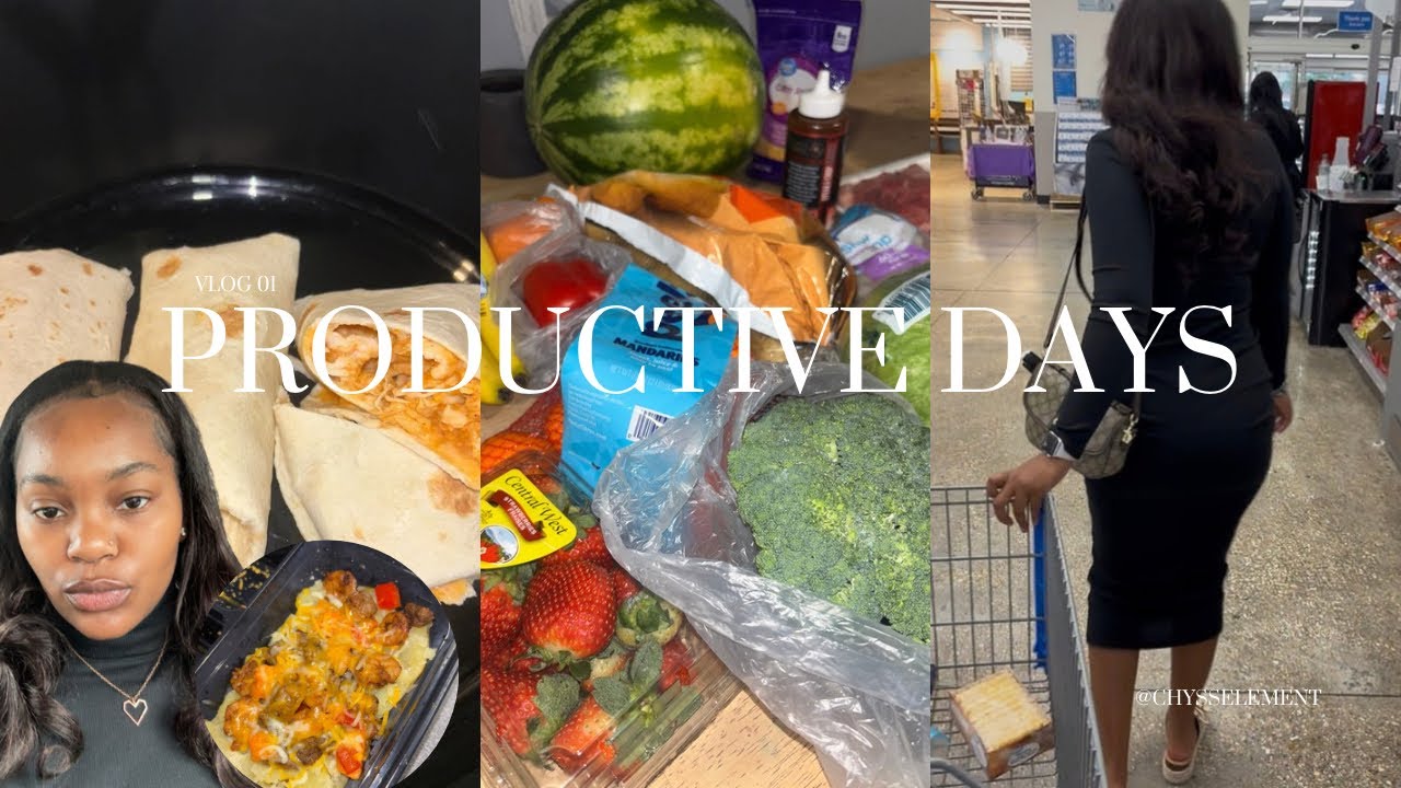 A Productive Start to the New Year | Meal Prep & Work Days