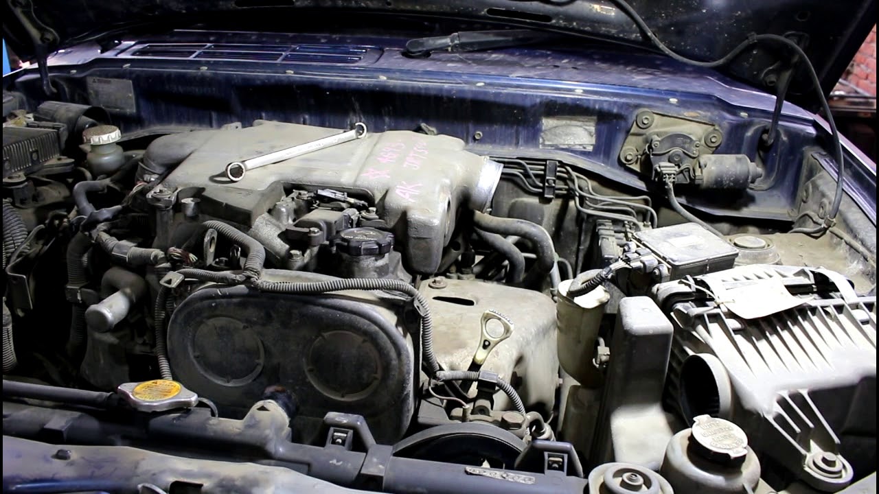 Mitsubishi Pajero iO 4G93 Мицубиси Паджеро ИО 1999 года Замена маслосъемных колпачков  1часть